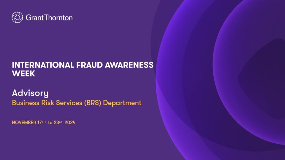 INTERNATIONAL FRAUD AWARENESS WEEK