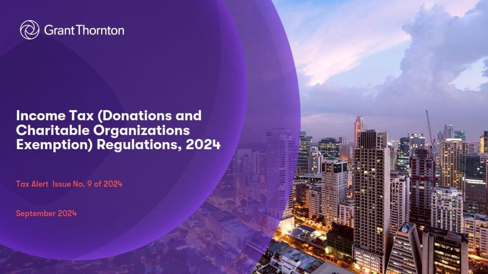 Income Tax (Donations and Charitable Organizations Exemption) Regulations, 2024